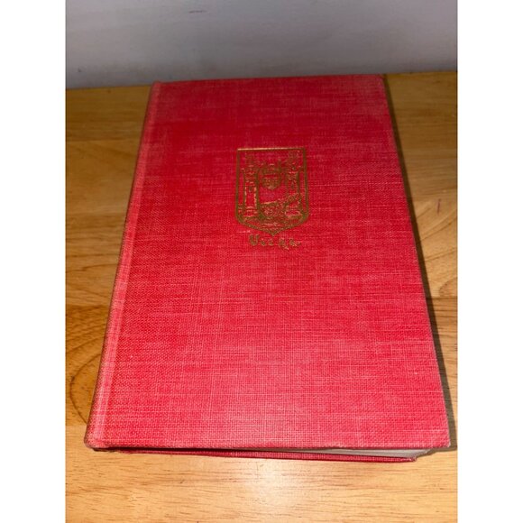 Van Loons Lives Hardcover Book 1942 Simon & Schuster Vintage Red Cloth Cover - Picture 1 of 15